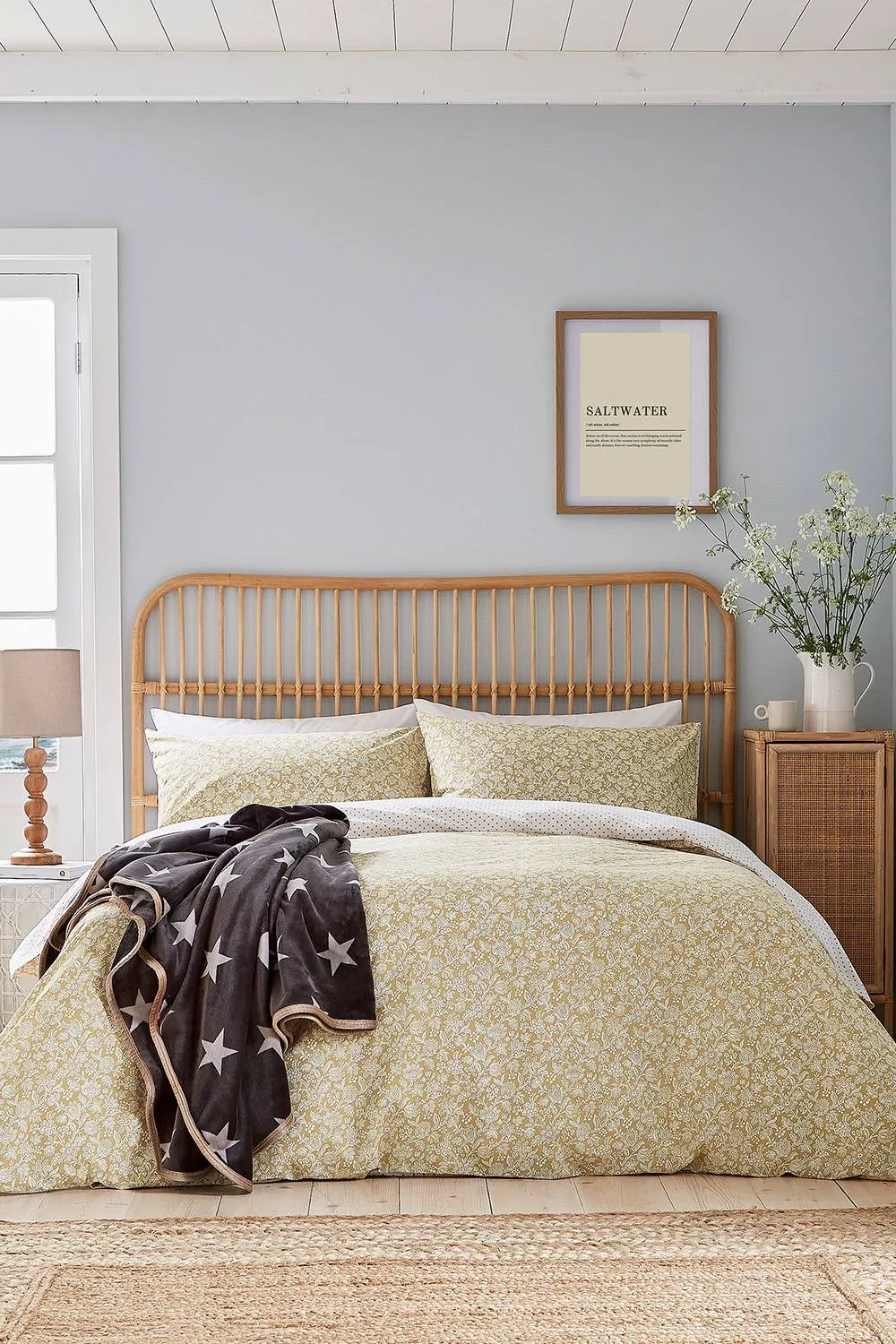 Helena Springfield 'Elmont' Cotton Duvet Cover Set in Amber