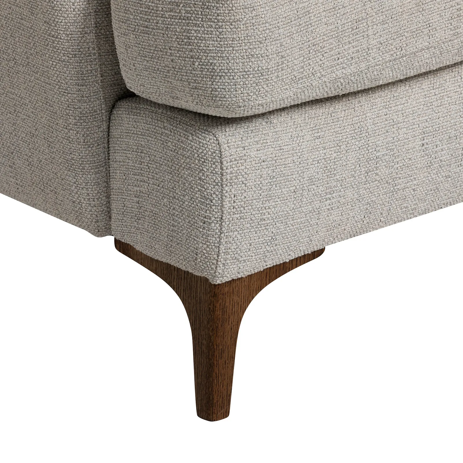 Embrey 2.5 Seater Corner Sofa With Lhf Cuddler, Grey Fabric | Barker & Stonehouse 6