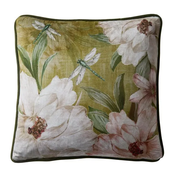 Fiorella Floral Square Filled Cushion 2