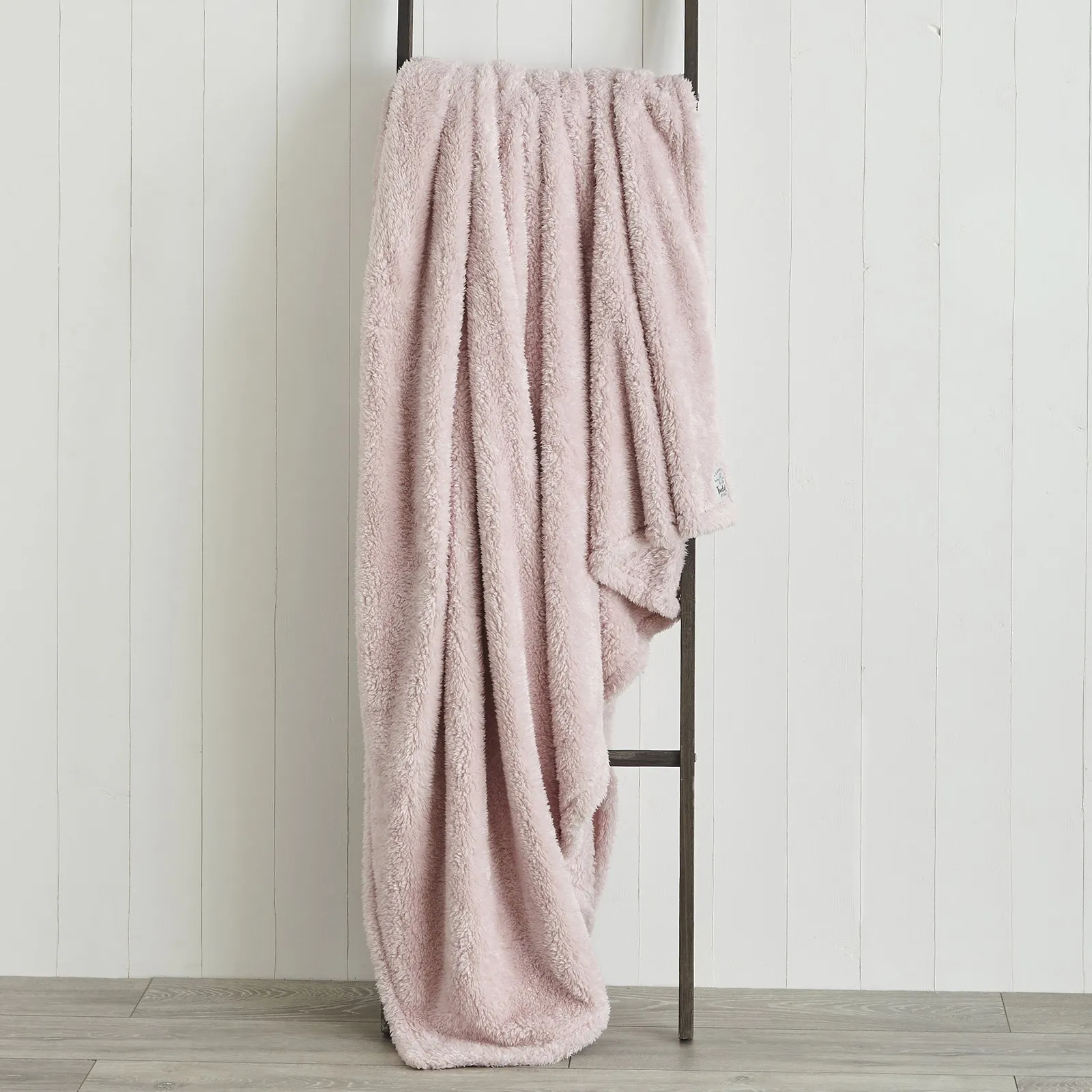 Teddy Bear Throw Pink