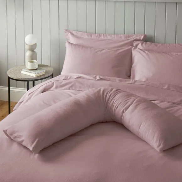 Soft & Cosy Luxury 100% Brushed Cotton V-Shape Pillowcase 2
