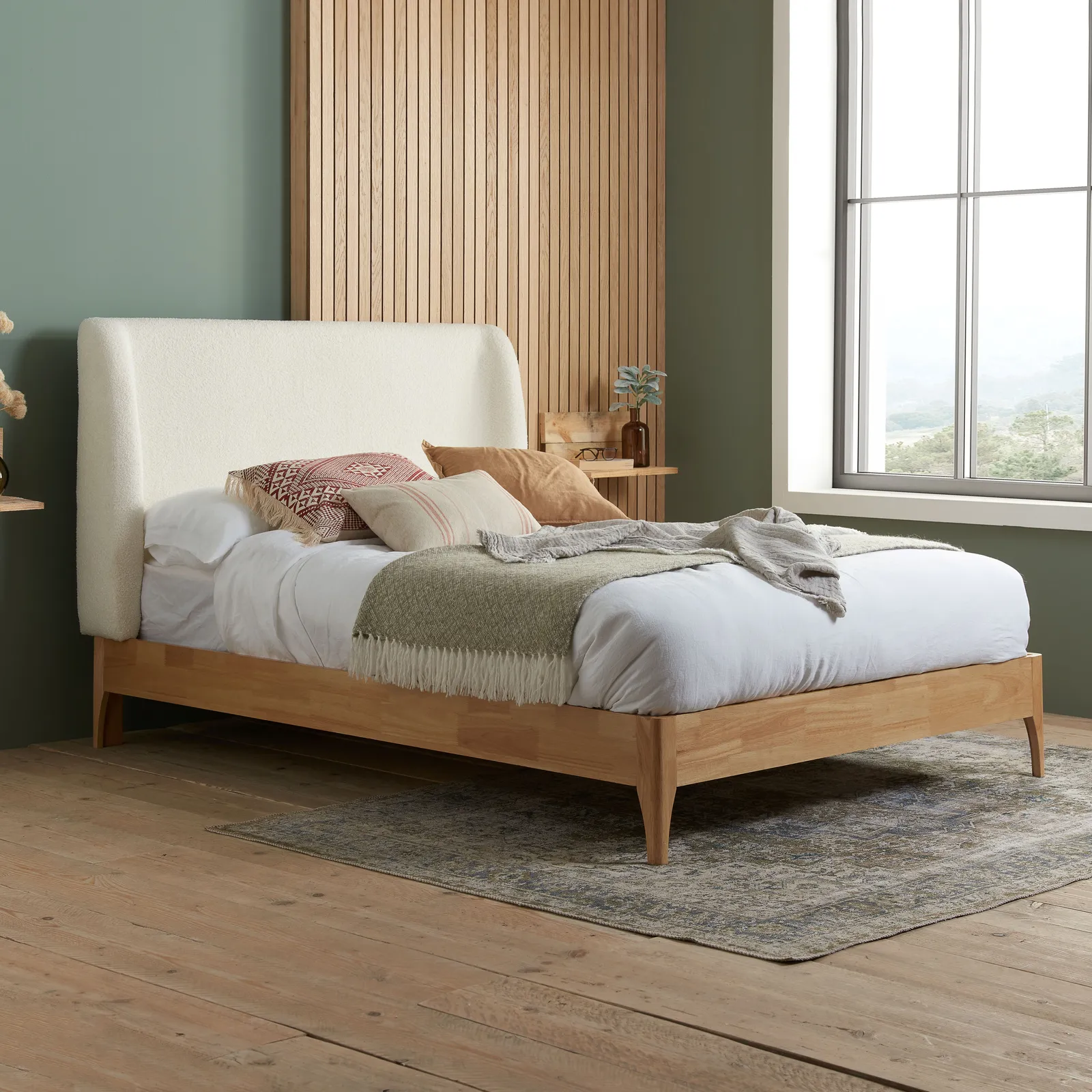 Birlea Halfden Bed Frame in White
