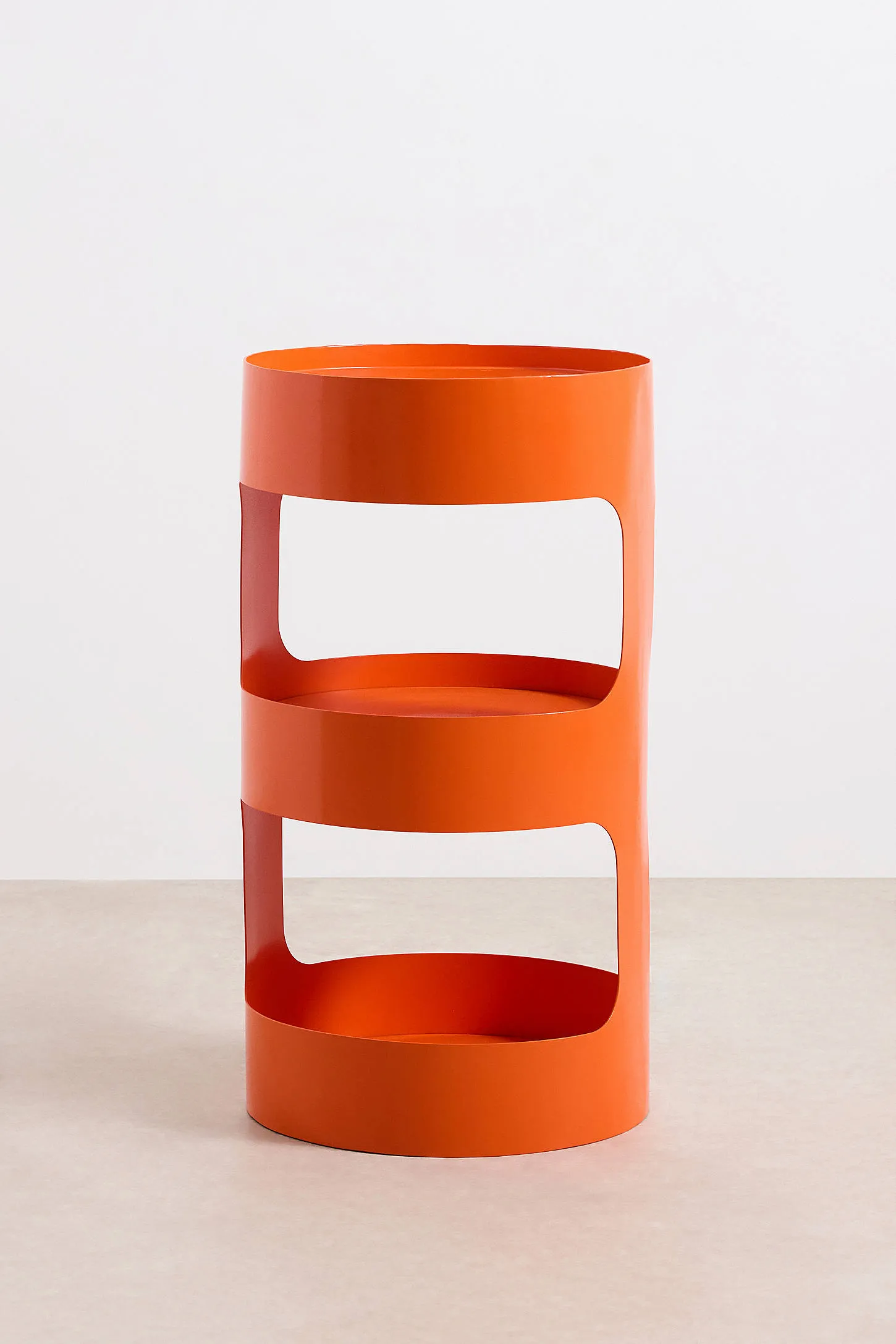 Ollie Orange Side Table - Orange 4