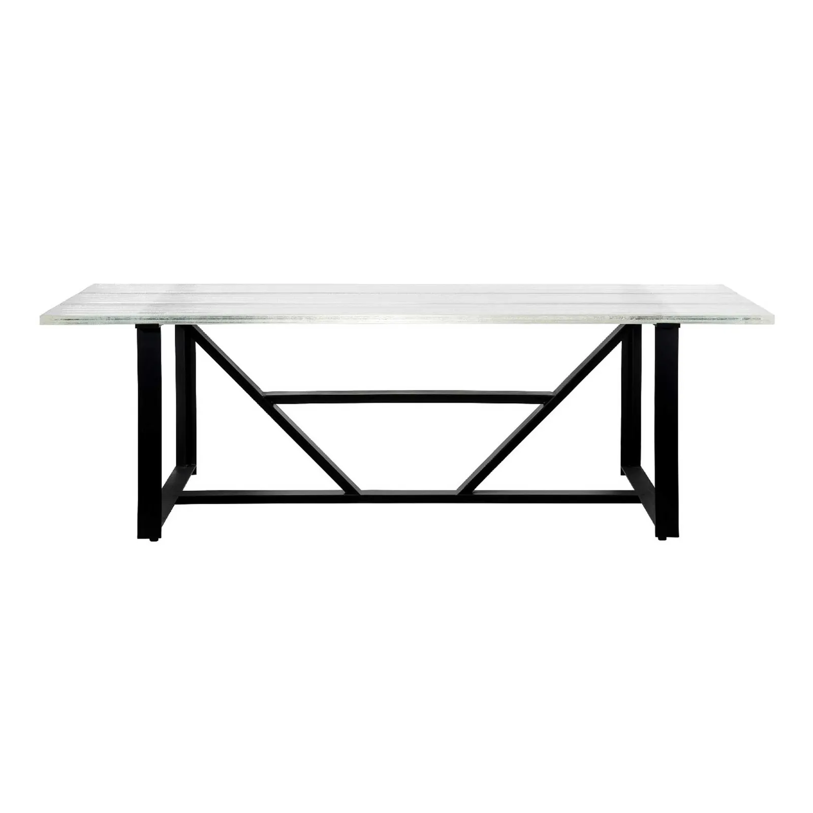 Timothy Oulton Iceberg Dining Table 248Cm, Neutral Glass | W248cm | Barker & Stonehouse 3