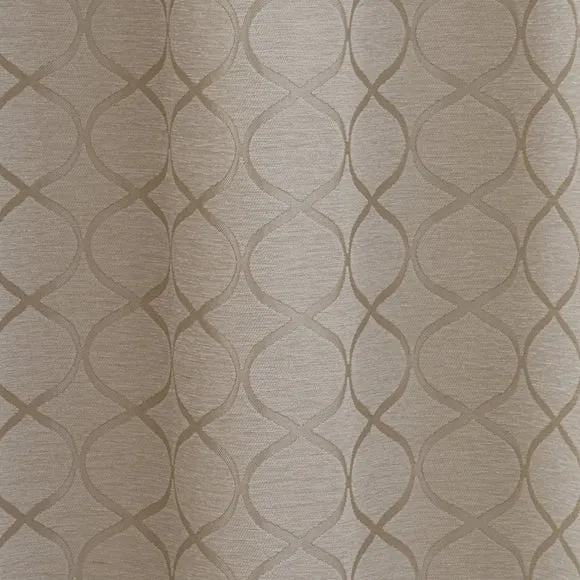 Chenille Ogee Eyelet Curtains 3