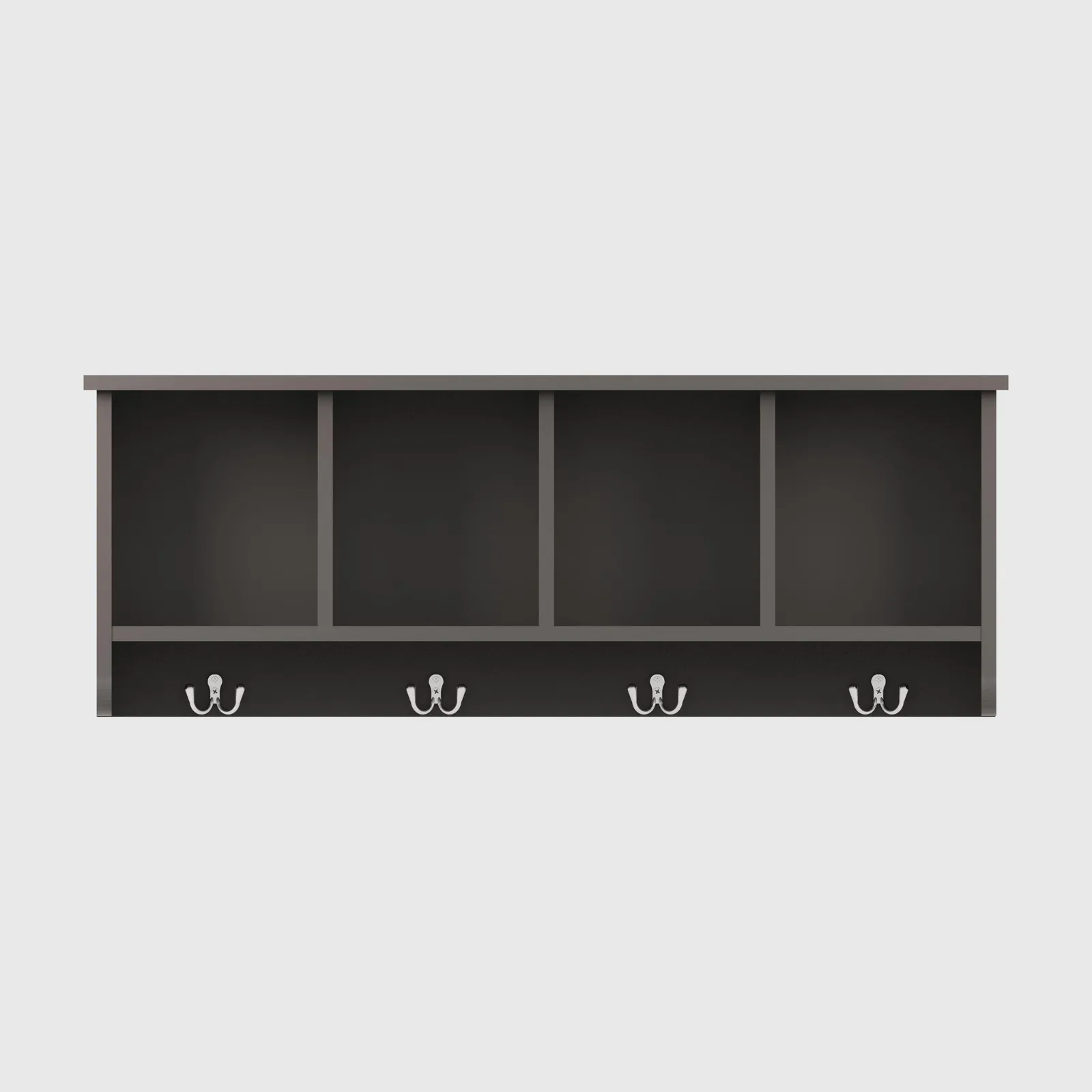 GFW Kempton Wall Rack in Grey 4