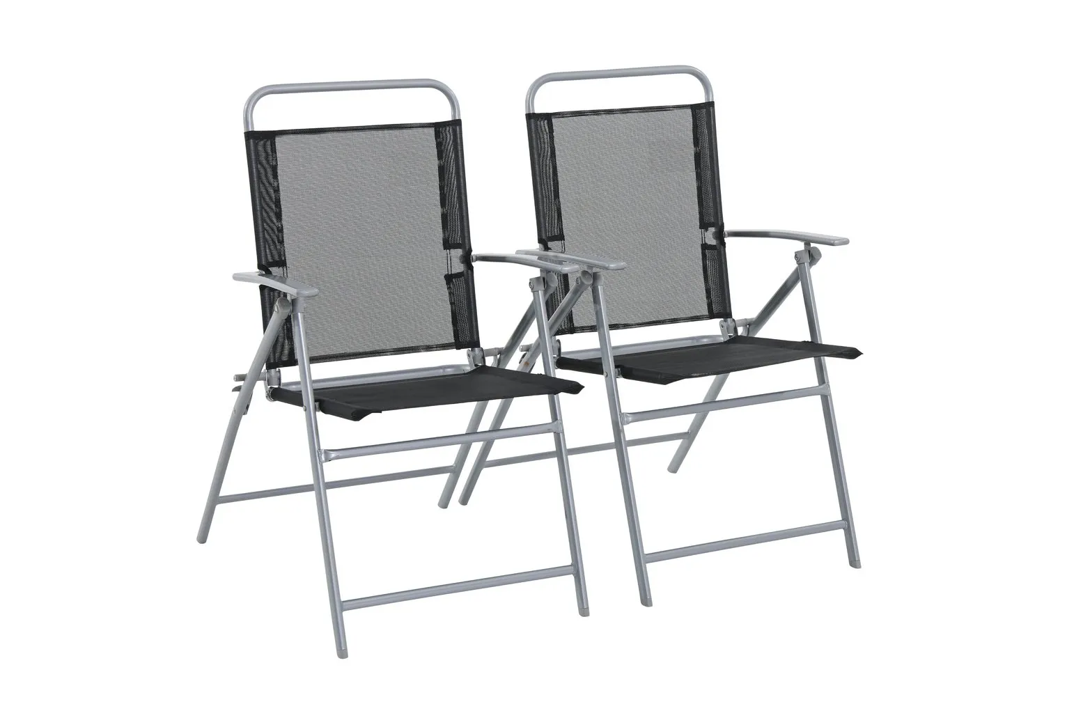Argos Home Atlantic Steel Set of 2 Folding Chairs