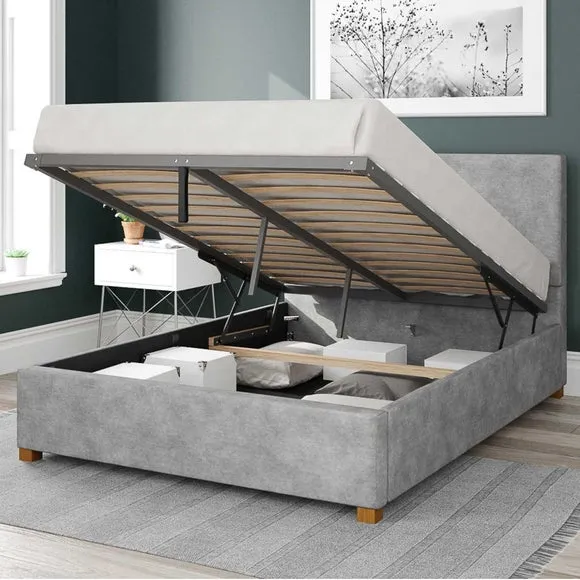 Garland Kimiyo Ottoman Bed Frame, Linen 2