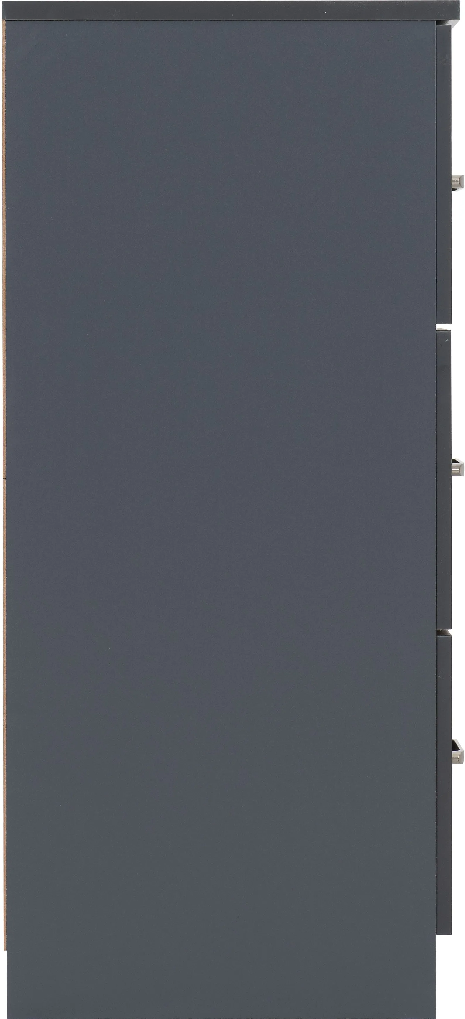 Seconique Dakotia 6 Drawer Chest in Dark Grey 5
