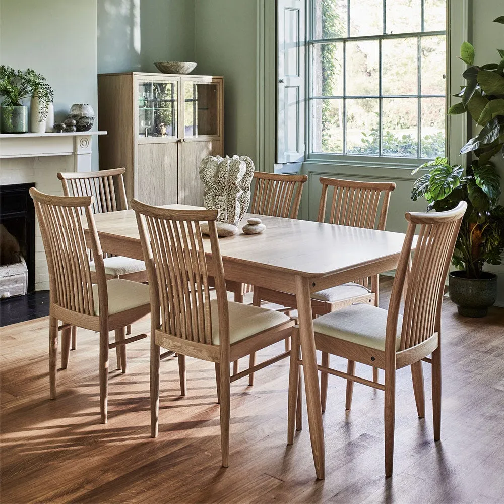 Ercol Teramo Extending Oval Dining Table Small 4
