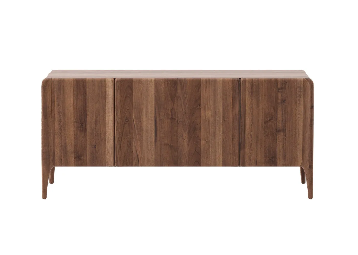 Artisan Rio Sideboard 4 Doors Walnut Natural Oil 205 x 75cm