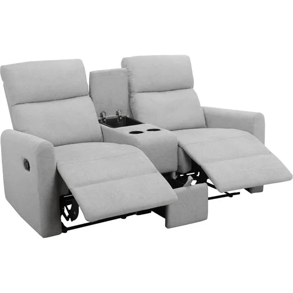Daoulas Chenille Manual Recliner 2 Seater Sofa 5