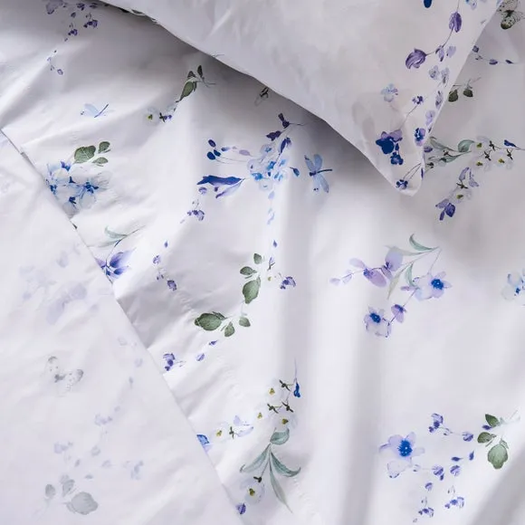 Nola Leaf Green Polycotton Flat Sheet 3
