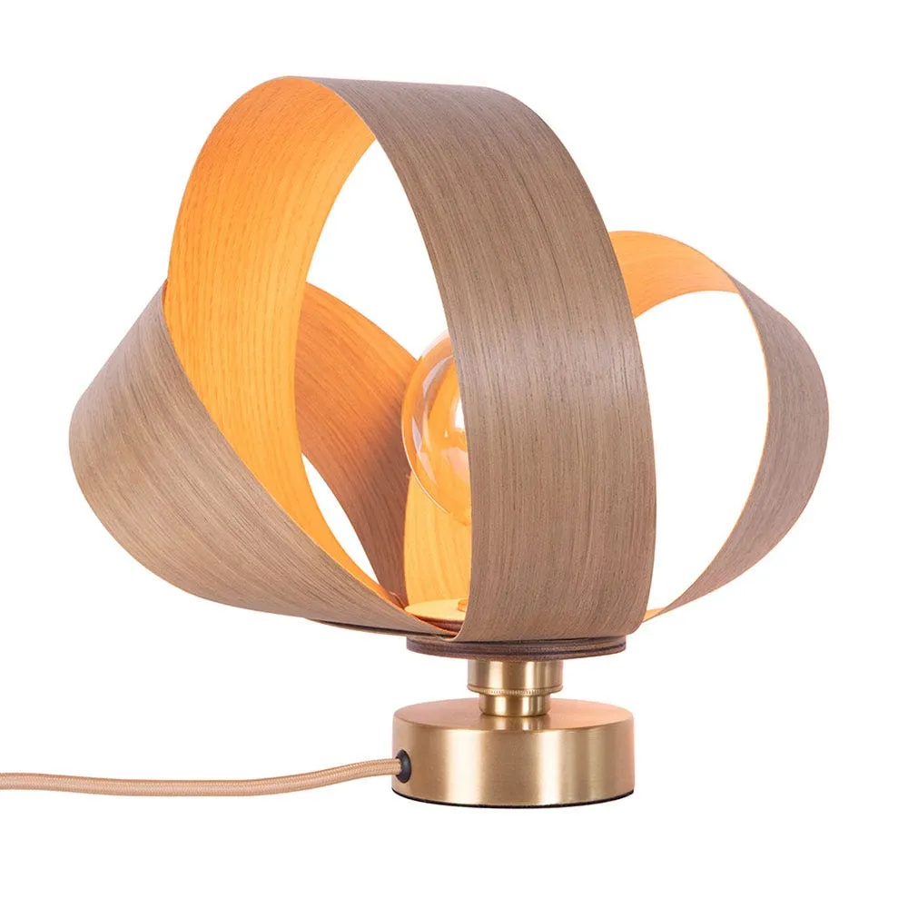 Tom Raffield Verso Table Lamp Oak 2