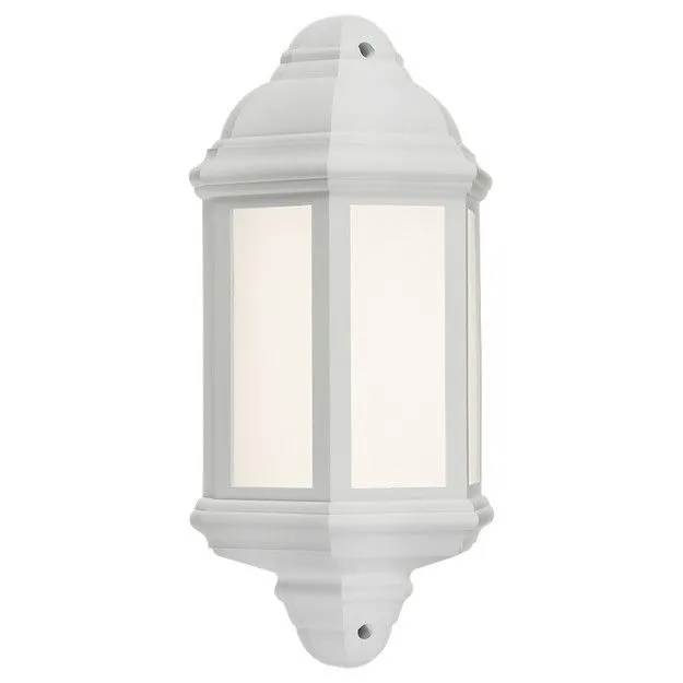 Netlighting LED Half Wall Lantern White 230V IP54