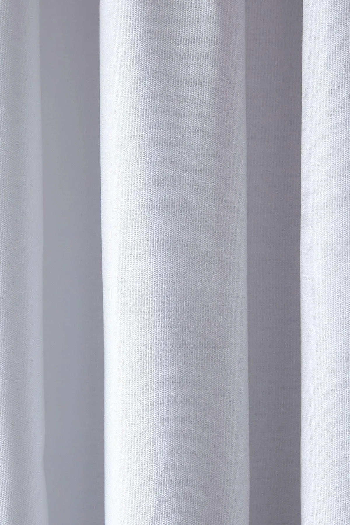 Fusion 'Dijon' Thermal & Blackout Fully Lined Pencil Pleat Curtains in White 4