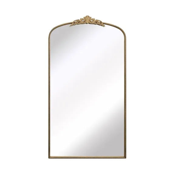 Crown Arched Full Length Wall Mirror 2