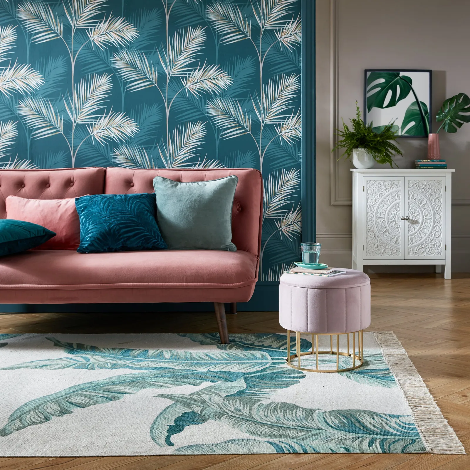 Banana Leaf Rug Natural (Cream)