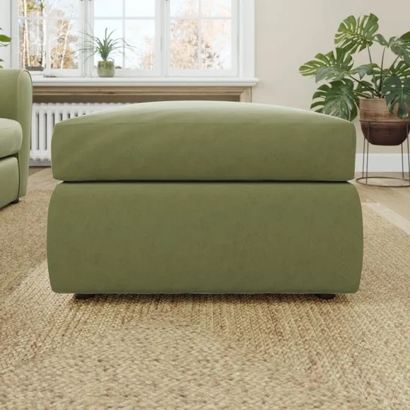Blake Opulent Velvet Footstool 2