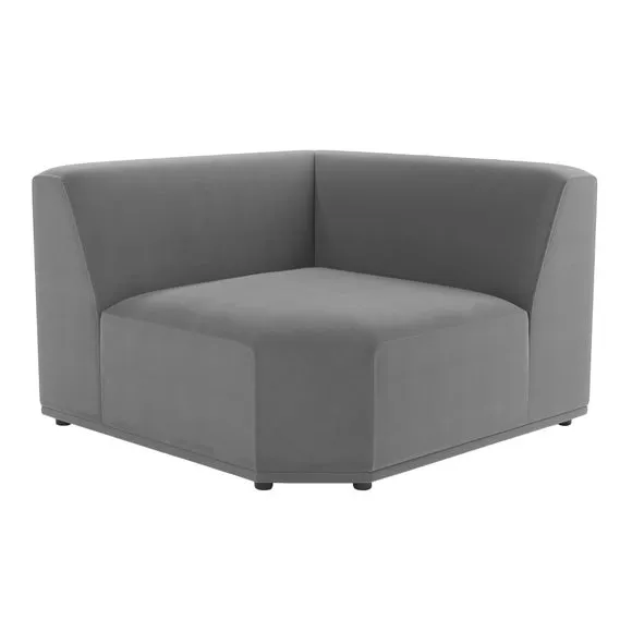 Modular Cruz Velvet Corner Seat 2