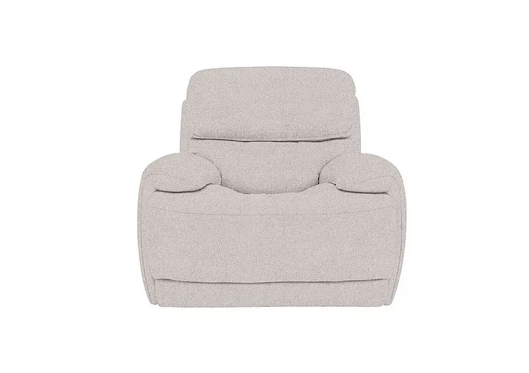Rocco Fabric Rocker Manual Recliner Armchair with Power Headrests - Mink
