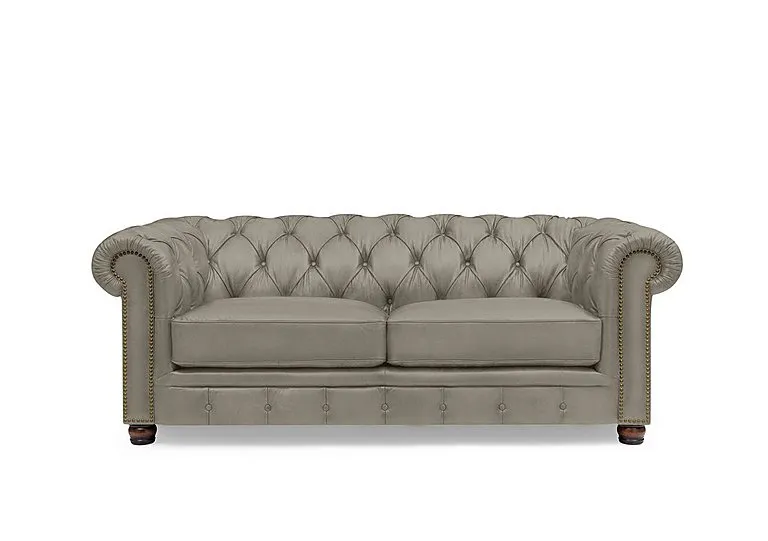 Shackleton 3 Seater Leather Chesterfield Sofa