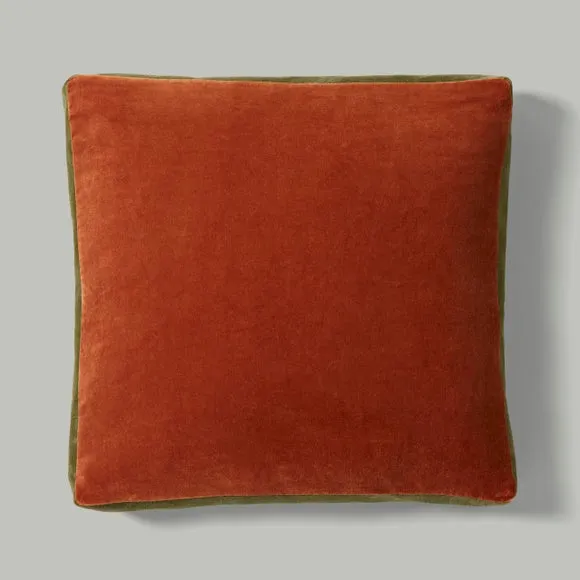 Box Edge Cotton Velvet Cushion 3
