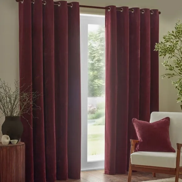 Yard Chenille Eyelet Curtains 2