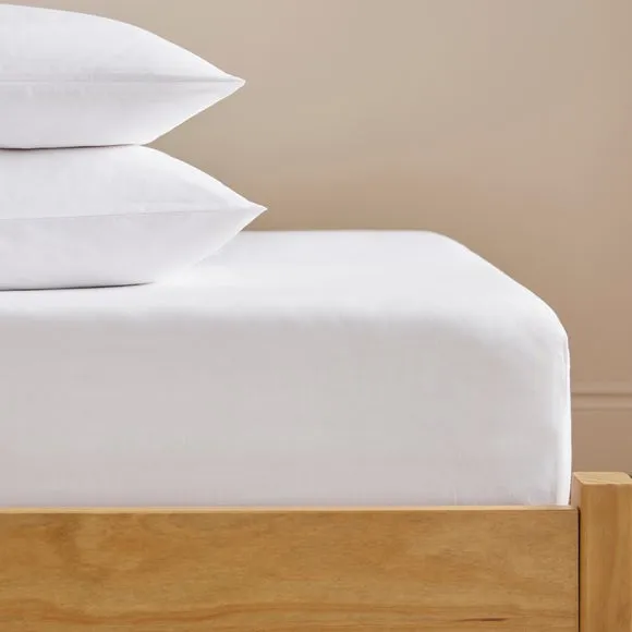 Soft Cotton Plain Fitted Sheet 3