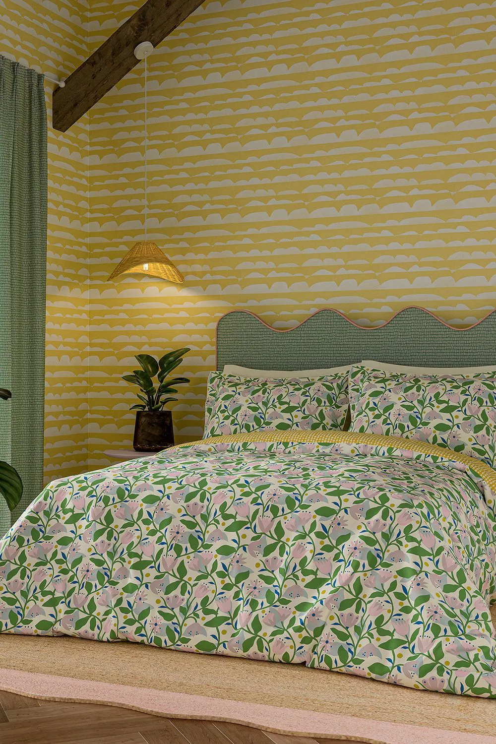Scion 'Dancing Daisies' Cotton Duvet Cover Set