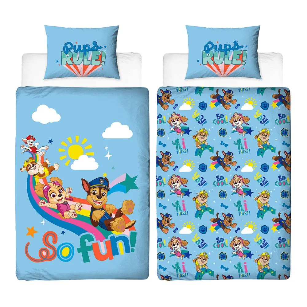 Paw Patrol Pups Rule Reversible Duvet Set