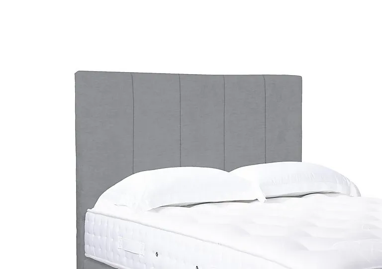 Artisan Collection Strata High Floor Standing Headboard - Single - Aston Silver