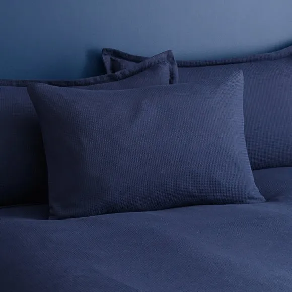 Newston Waffle Polycotton Duvet Cover & Pillowcase Set 4