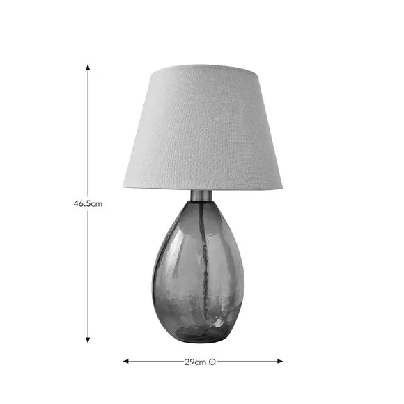 Fentress Large Recycled Glass Table Lamp 6