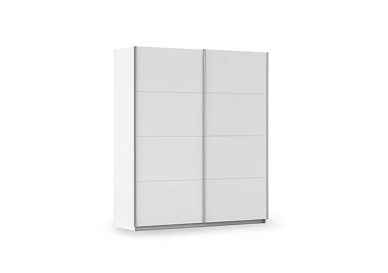 Impulse 181cm 2 Door Décor Slider Wardrobe - Alpine White