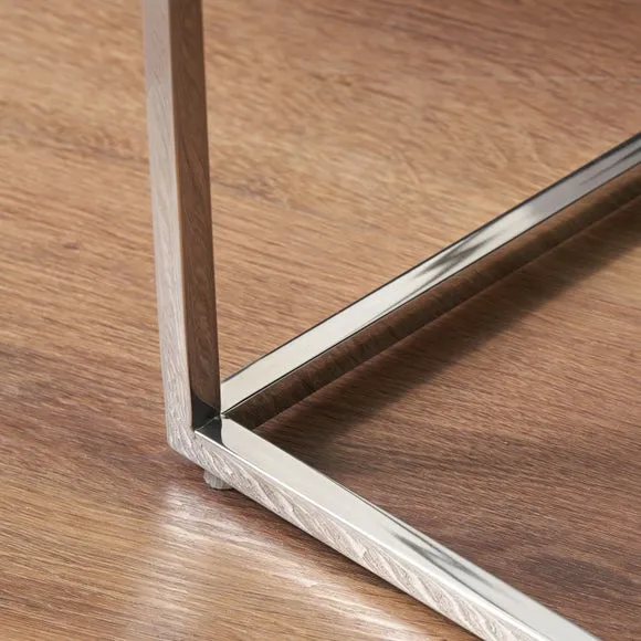 Elysee Console Table, Mirrored Glass 5