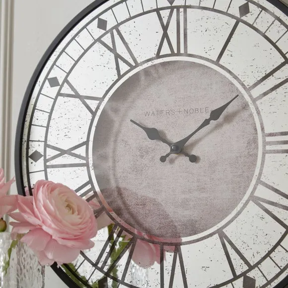 Bates Mirrored Face Wall Clock 2