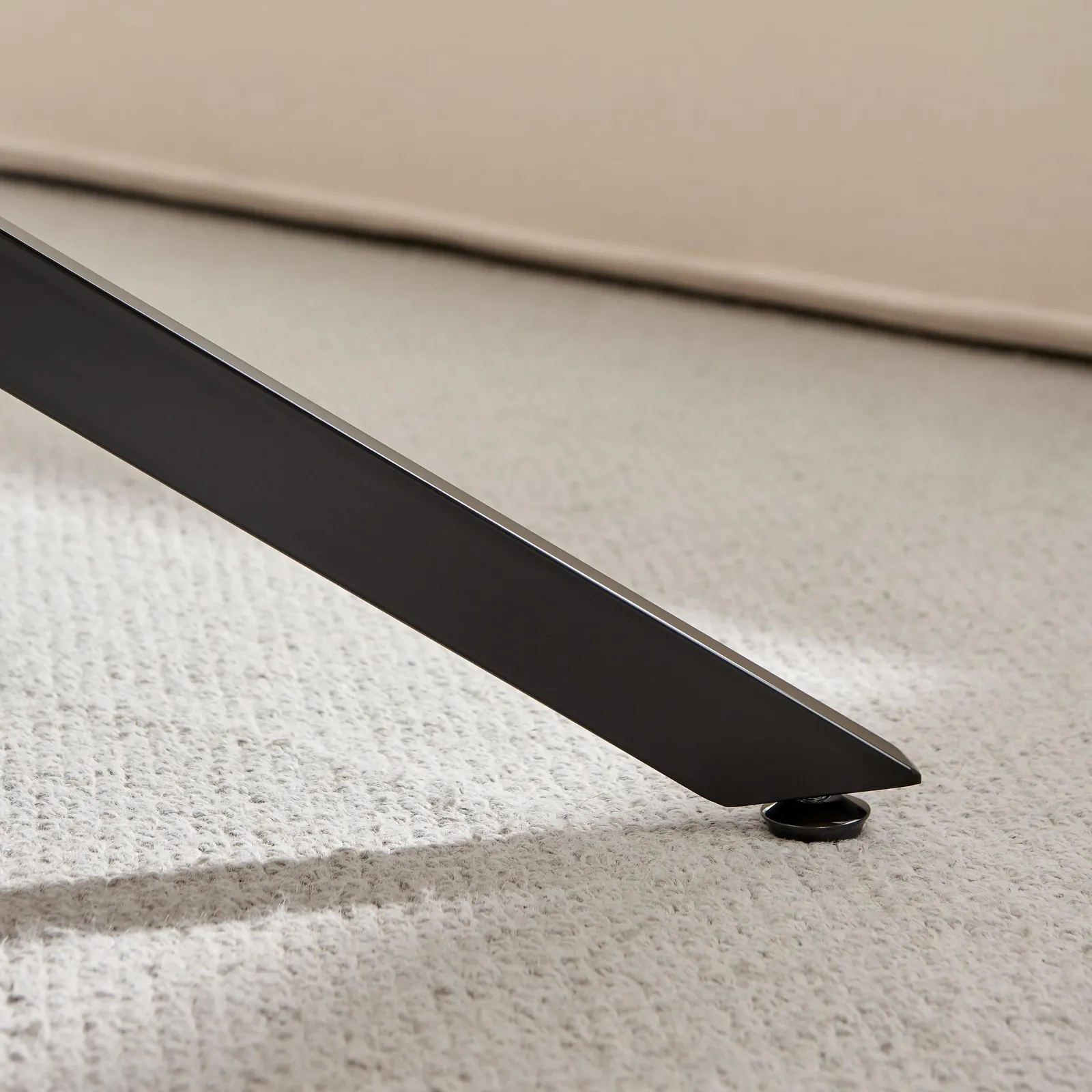 FurnitureboxUK Leonardo Rectangular Black Wood Veneer Coffee Table 5