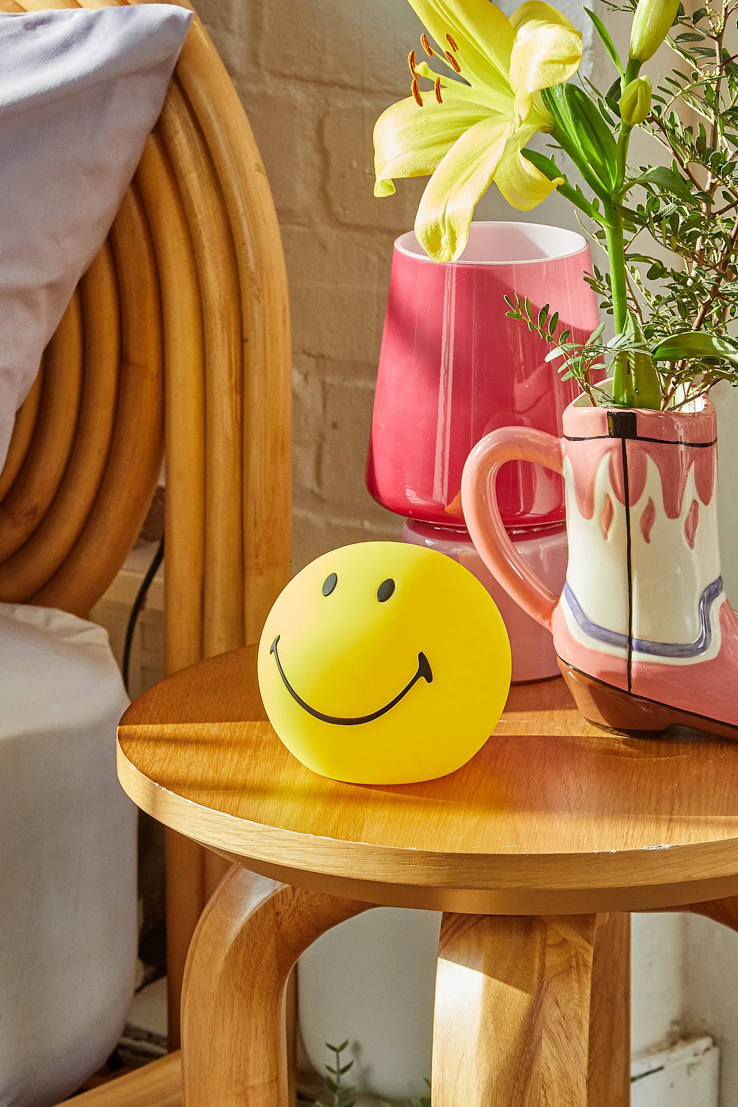 Mr Maria Bundle of Light Smiley Lamp - Yellow ALL