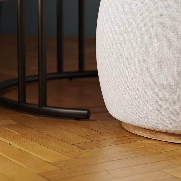 Bryant Upholstered Pouffe Coffee Table Nest 5