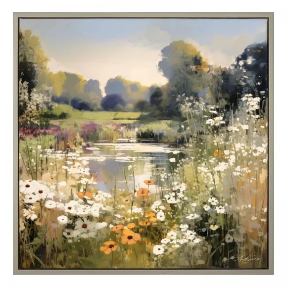 Cedar & Sage Wildflower Reflections Framed