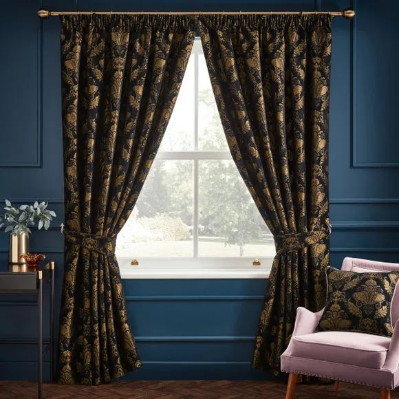 Paoletti Shiraz Pencil Pleat Curtains 2
