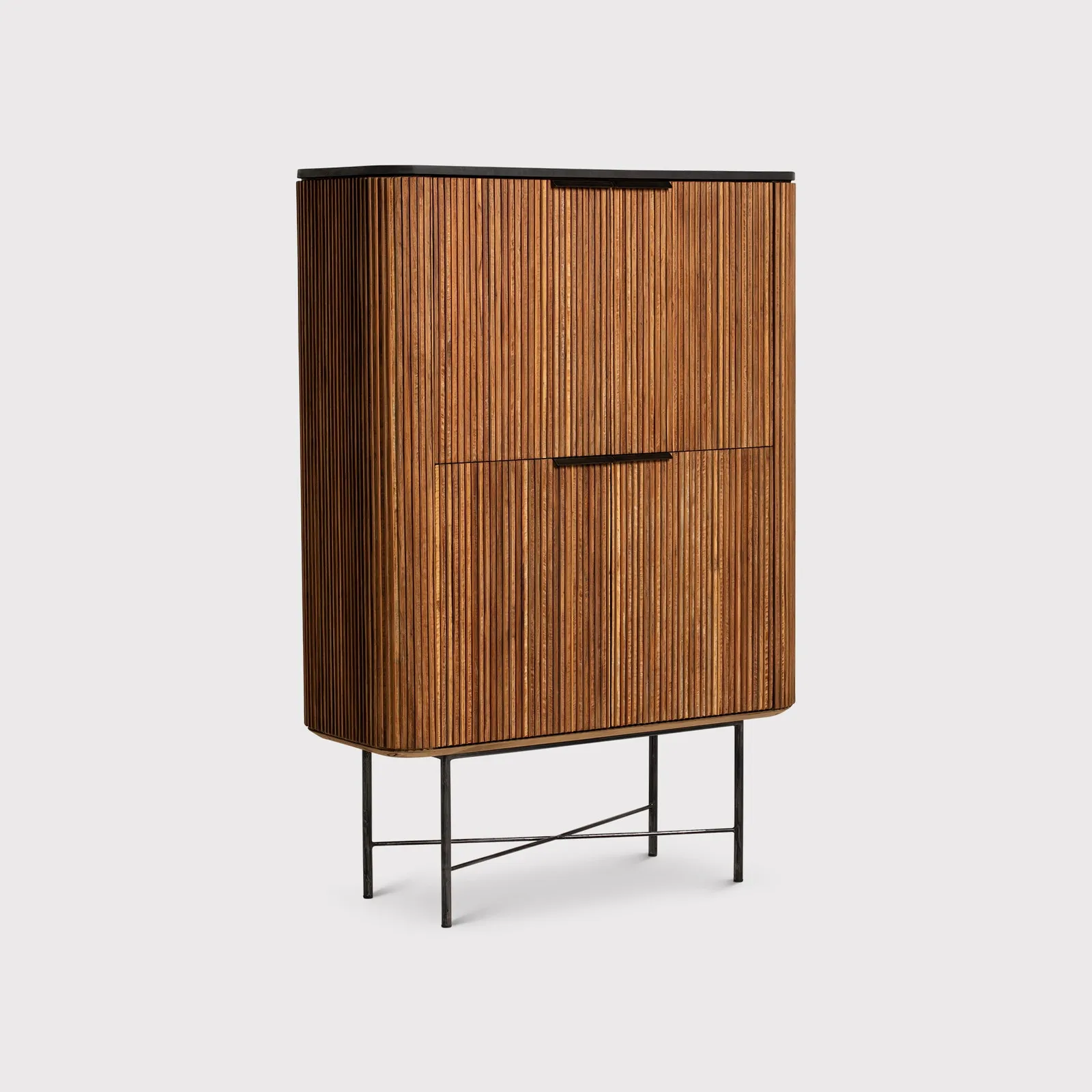 Trinidad Tall Rectangular Cabinet, Teak Wood | Barker & Stonehouse