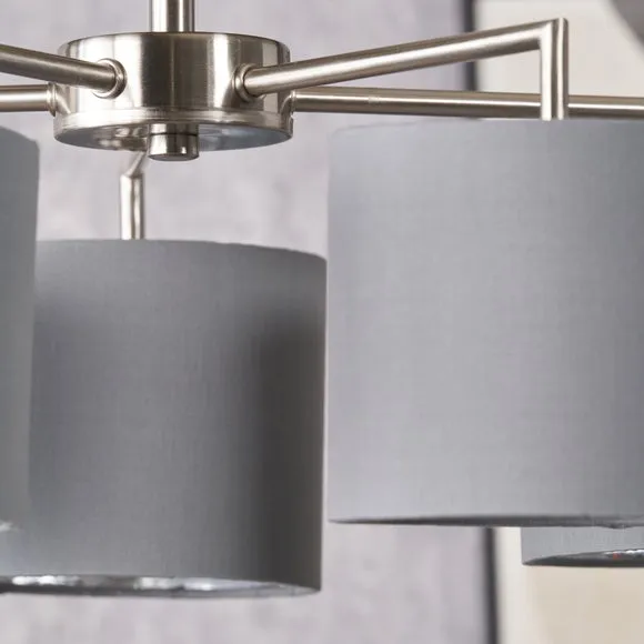 Pacific Lifestyle Elin 5 Light Semi Flush Ceiling Light 2