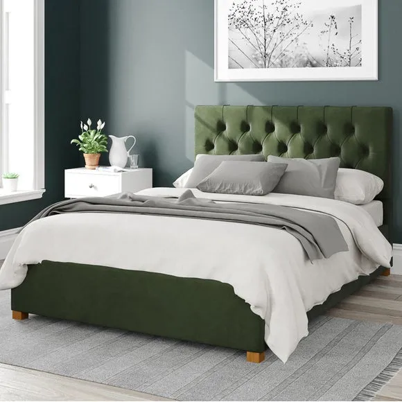 Olivier Plush Velvet Ottoman Bed Frame 1