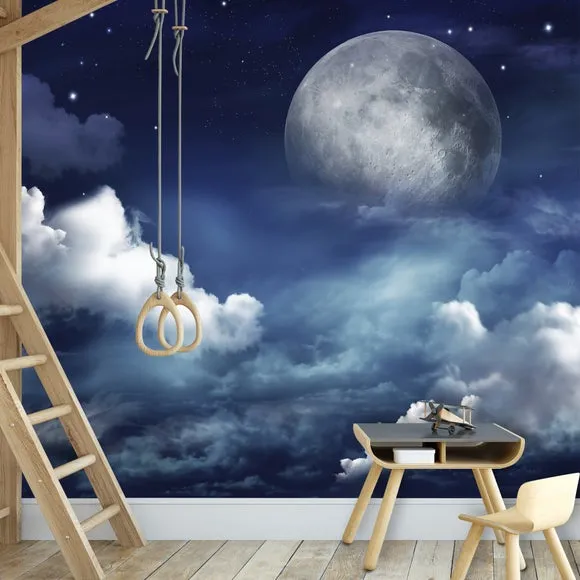 Cloud Gazing Wall Mural 1