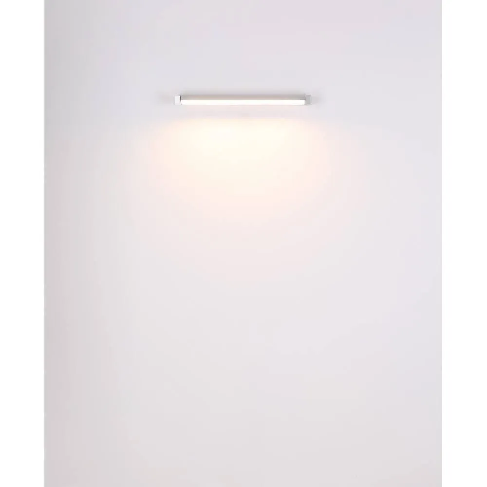 Netlighting Susi Integrated LED Wall Lamp Silver Colored IP44 LED 3000K 6