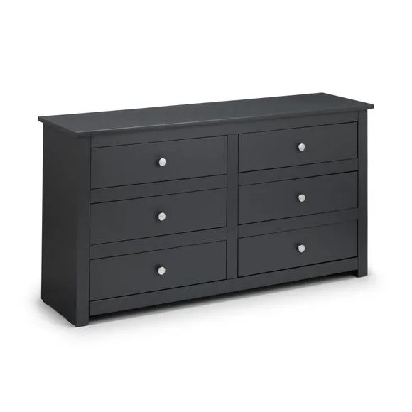 Radley 6 Drawer Chest, Dark Grey 2