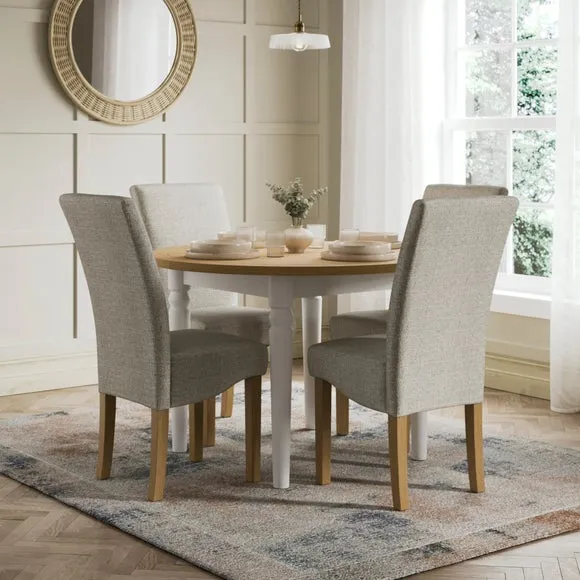 Aiden Set of 2 Dining Chairs, Boucle 2