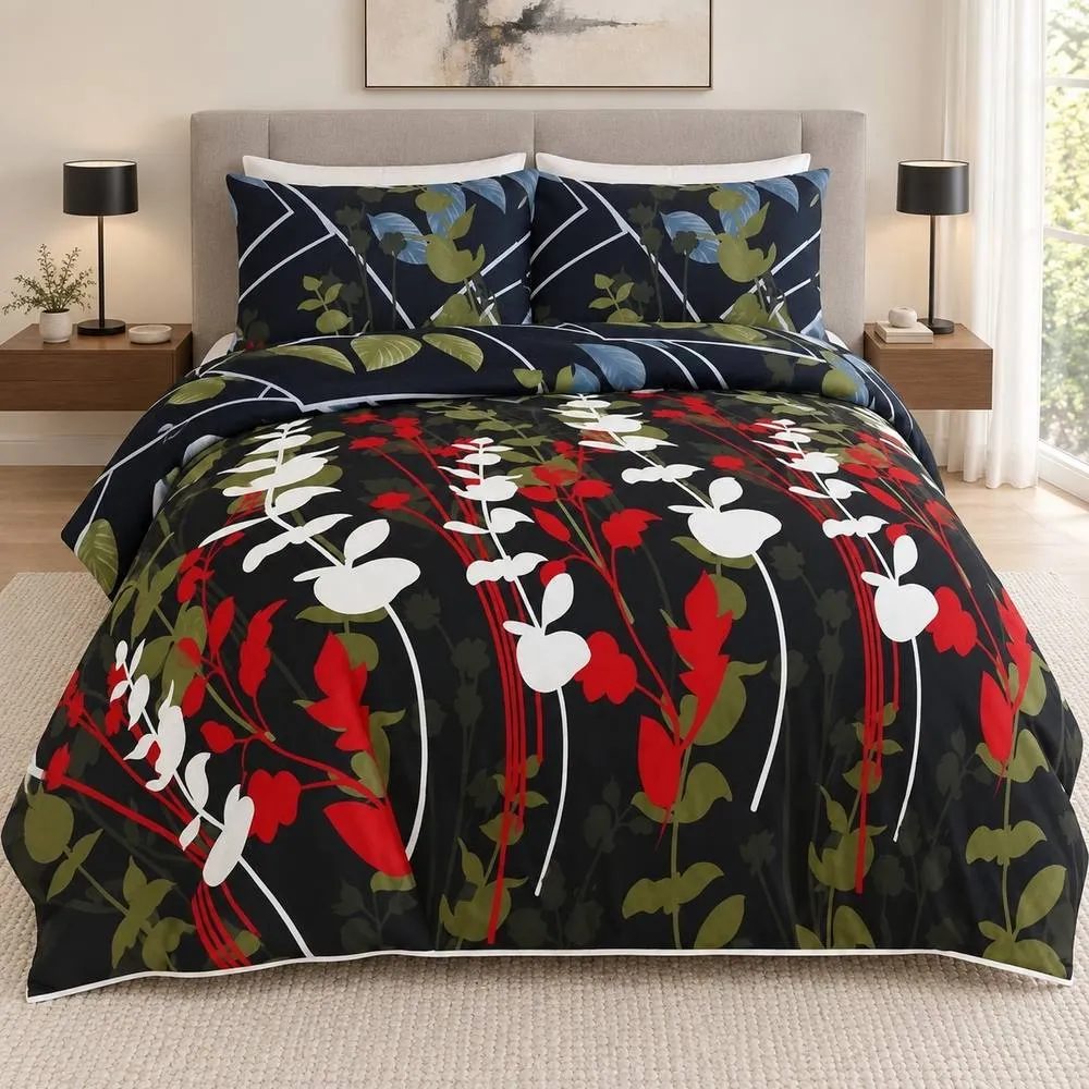 Smart Living 2 Pack Printed Duvet Cover Sets - Assorted Designer Collection 3